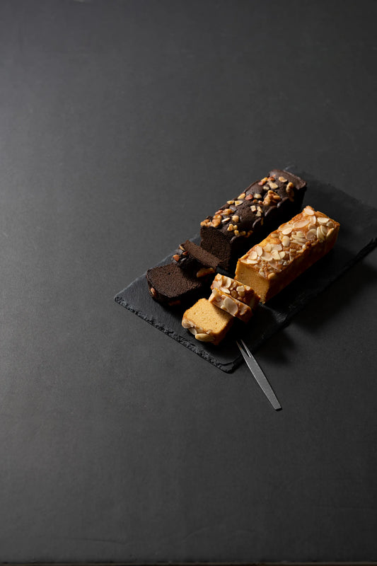 パウンドケーキチョコとキャラメル　2本入り　常温　95038-08