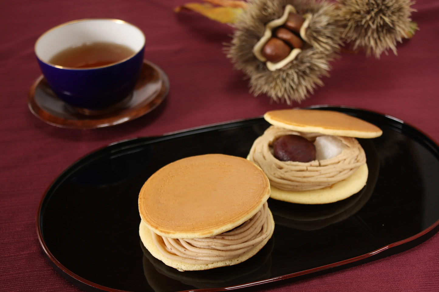 【送料無料】モンブランどら焼き　6個入り　冷凍　03187