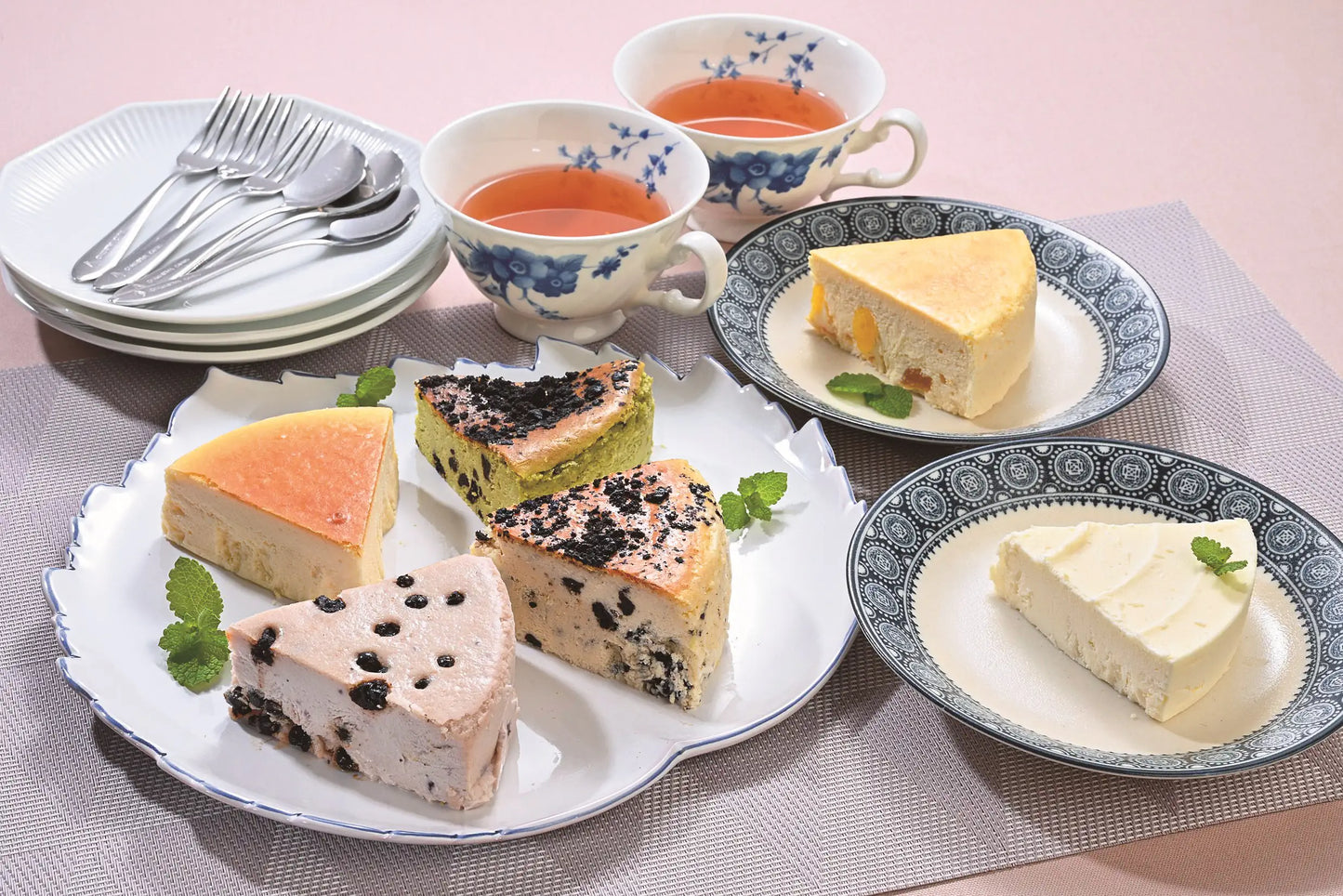 【送料無料】濃厚チーズケーキバラエティーパック　6個入り　冷凍